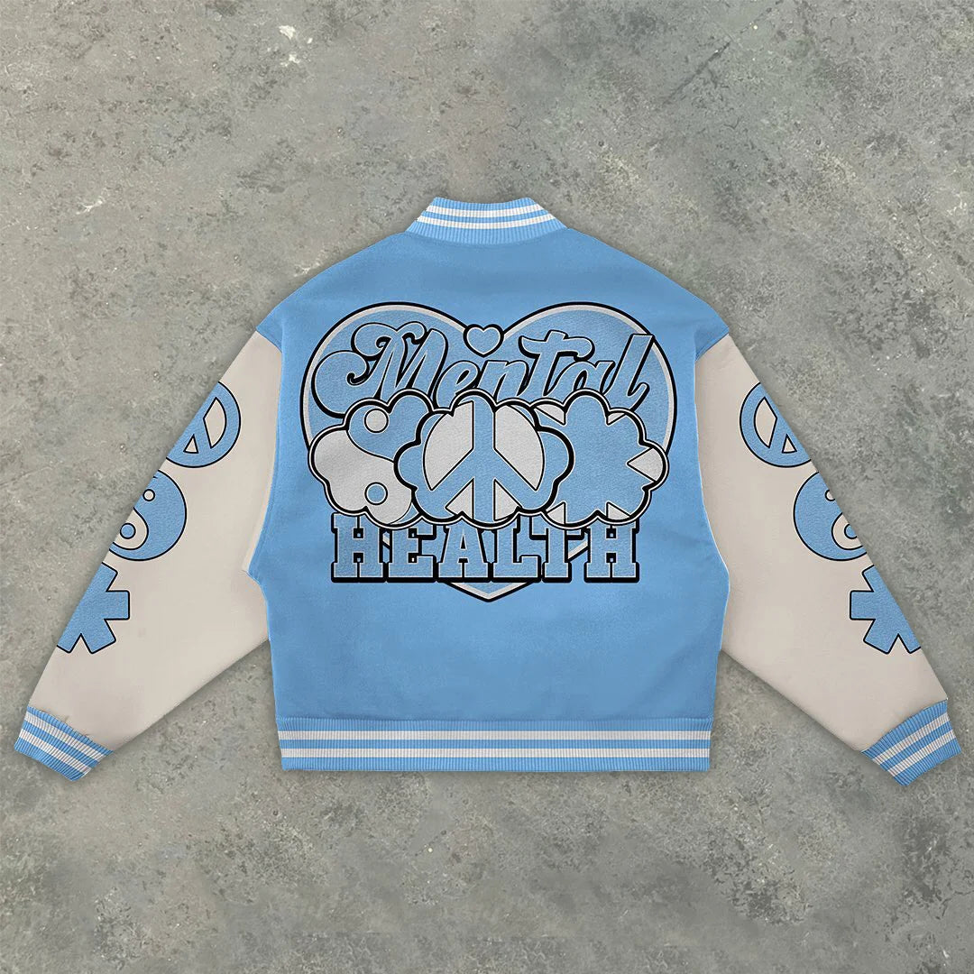 Free Sky Casual Street Baseball Jacket