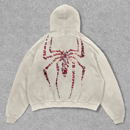 Red Lips Spider Hoodie