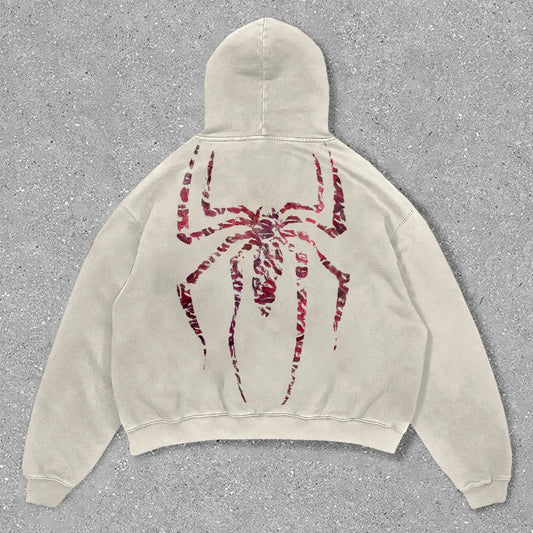 Red Lips Spider Hoodie