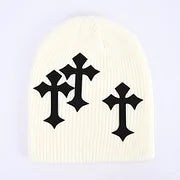 Cross woolen hat fashion brand loose pile hat