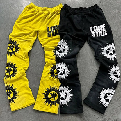 Lone Printed Casual Street Pants