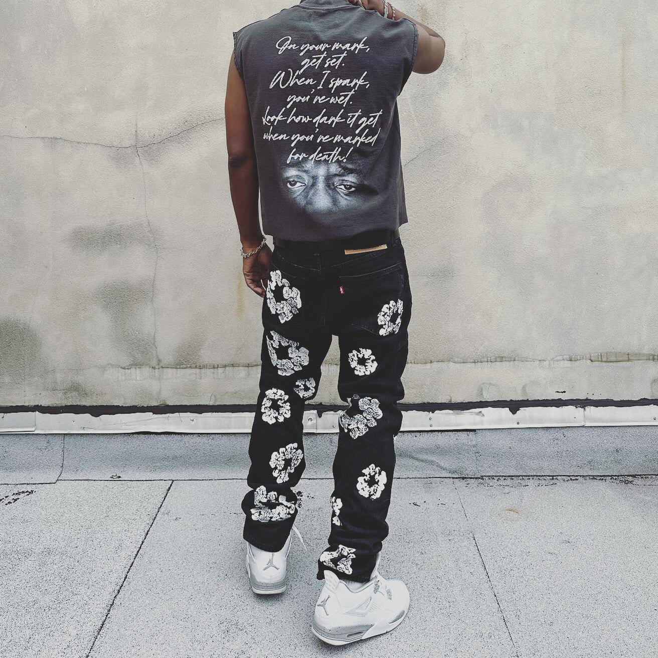 Retro Hip Hop Street Fashion Jeans