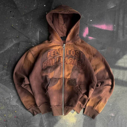 Lost City Zip-Up Hoodie