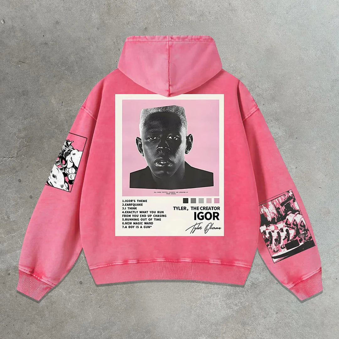 Casual Street Rap Album Hoodie