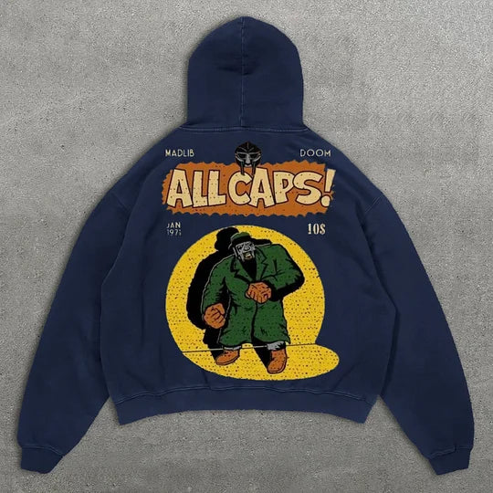 Hip-Hop MF Print Hoodie