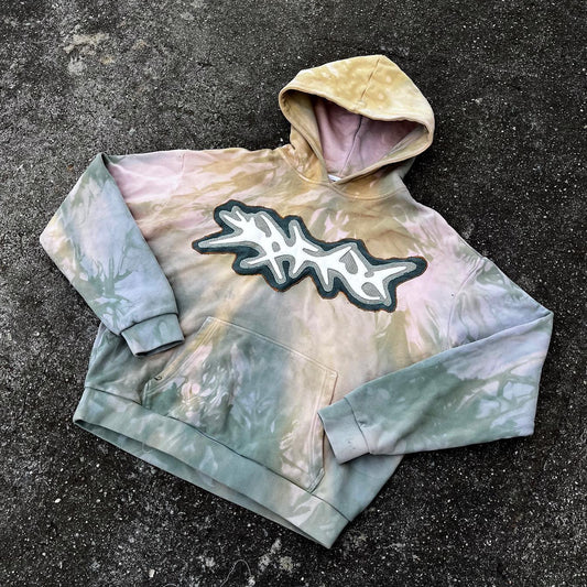 Tie-Dye Patch Hoodie