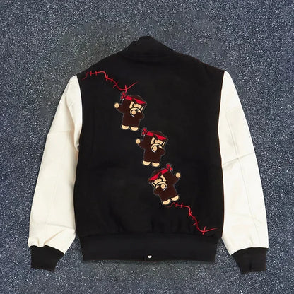 Trendy Brand Pattern Fashion Street Sports Jackets