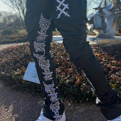 Limited Edition Casual Street Layered Jeans