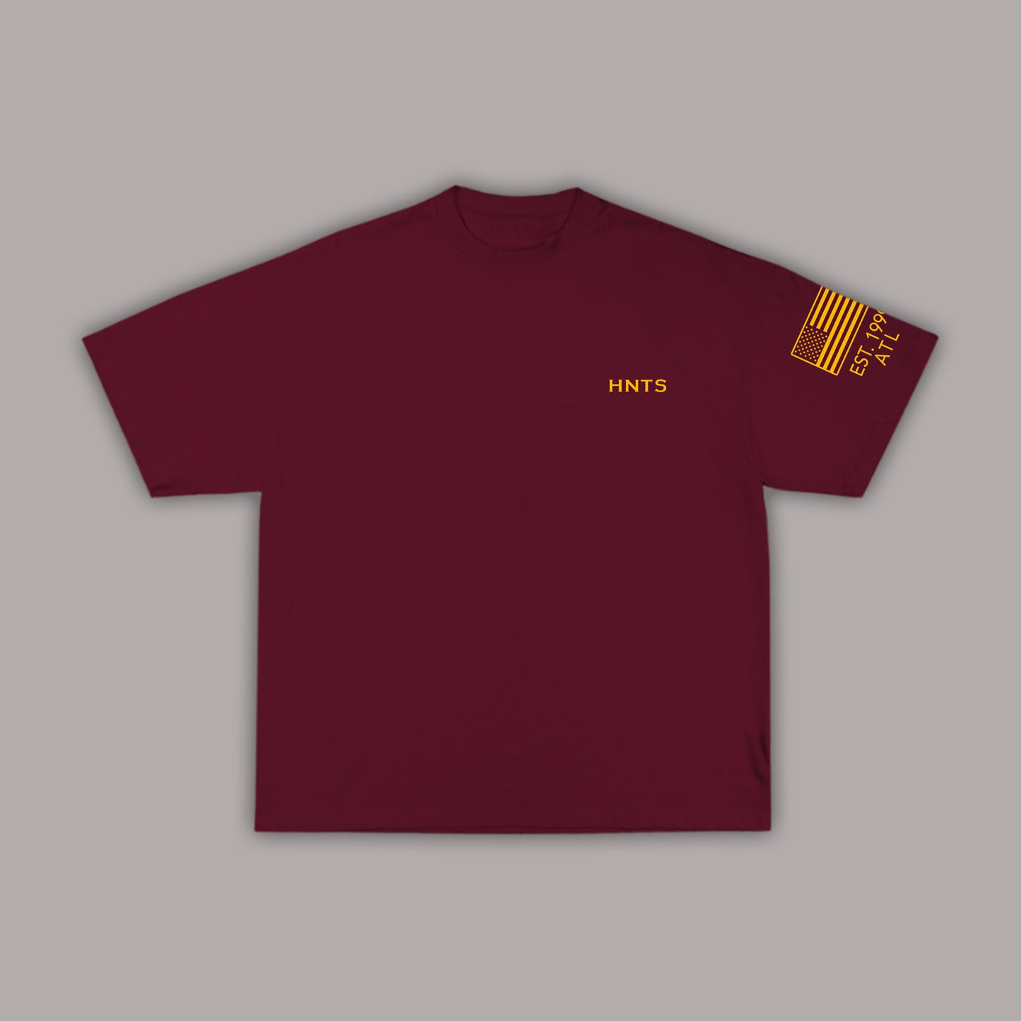 Resilience, Hustle, Respect T-Shirt - Burgundy