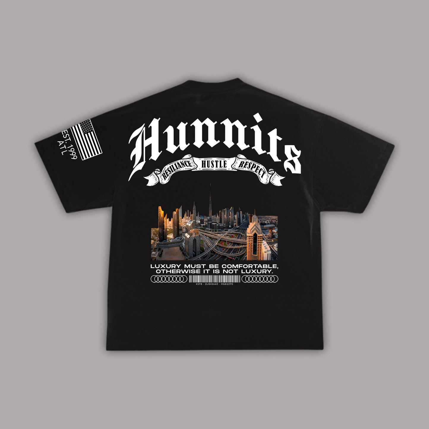 Dubai Skyline T-Shirt - Black