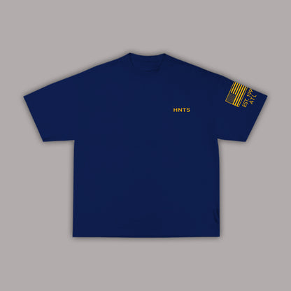 Resilience, Hustle, Respect T-Shirt - Blue