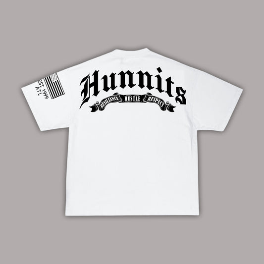 Resilience, Hustle, Respect T-Shirt - White